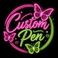 Rhinestone Pen with Extender